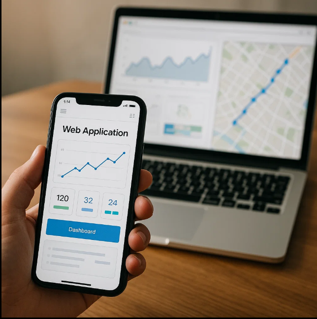 Webアプリ作成（業務効率化アプリ）のイメージ